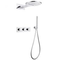 Душевая система ABBER Wasser Kreis AF8151 скрытого монтажа без излива, термостат, хром