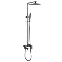 Душевая стойка ABBER Daheim AF8216NGL с изливом, никель