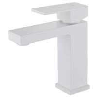 Смеситель ABBER Daheim AF8210W для раковины, белый матовый