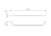 Полотенцедержатель ABBER Nord AA1552B черный матовый