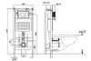 Комплект подвесной унитаз ABBER Bequem AC1100T белый с инсталляцией AC0105 и кнопкой AC0121 хром