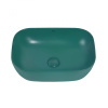 Раковина накладная ABBER Rechteck AC2200MBG темно-зеленая матовая