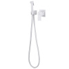 Смеситель ABBER Daheim AF8225W с гигиеническим душем, белый матовый